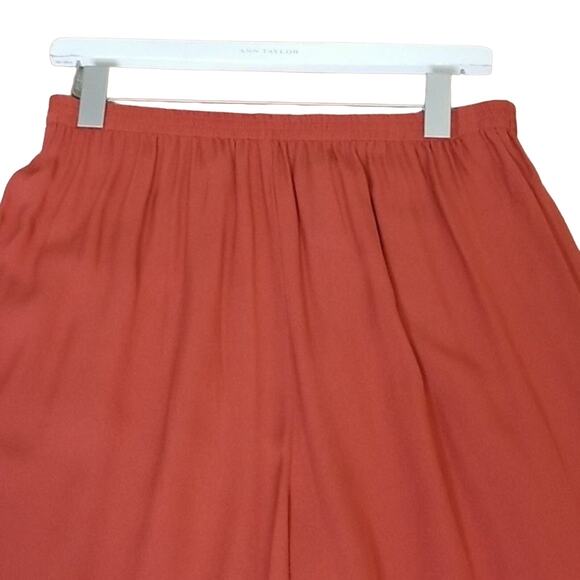Anne Namba Rust Colored Silk Pants - Picture 2 of 8